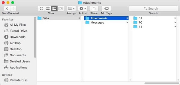 folders not opening for file mac mail attachment os x high sierra